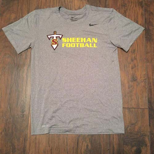Nike Men's Legend Sheehan Football Dri-FIT Short Sleeve Tee Shirt Grey Sz Small