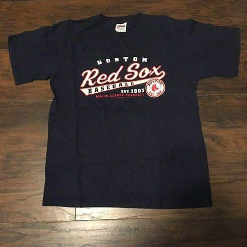 Boston Red Sox Vintage 2003 Majestic MLB Baseball Team Logo Tee Shirt Sz Medium