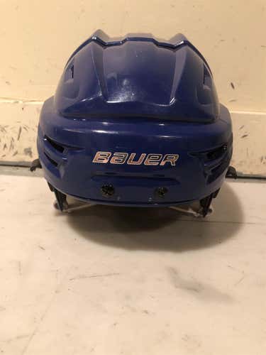 Blue Used Large Bauer Re-Akt  Helmet