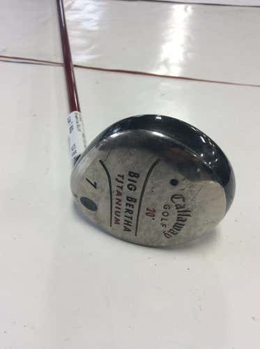Used Callaway Big Bertha 7 Wood Graphite Stiff Golf Fairway Woods