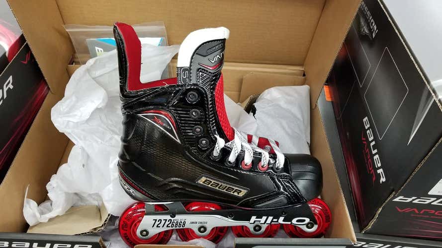 New Senior Bauer Vapor XR600 Inline Skates D&R (Regular) Size 7