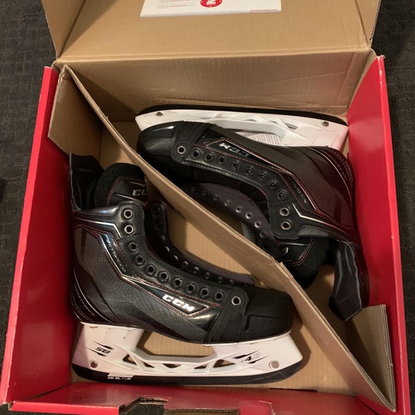 Used CCM JetSpeed LE Black D&R (Regular) Size 8.5 Hockey Skates