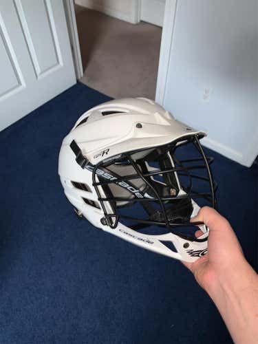White Used Player Cascade CPV-R Helmet