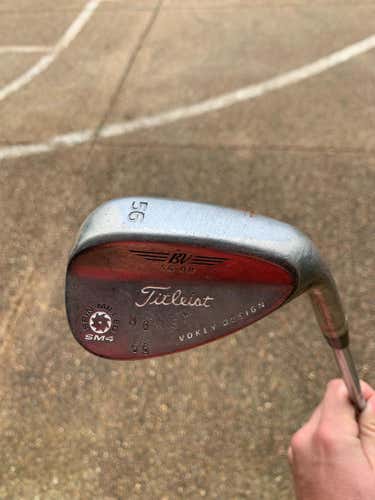 Used Men's Titleist Right Handed Vokey SM4 Wedge Wedge Flex 56 Steel Shaft