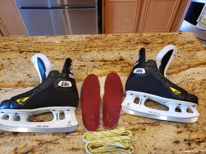 Graf SUPRA 501 Hockey Skates Size 7.5R(D) RARE, AMAZING