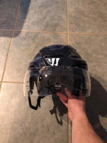 Blue New ECHL Medium Warrior Covert PX2 Pro Stock Helmet