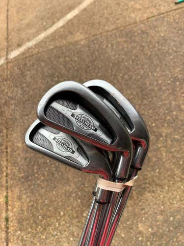 Used Men's Callaway Right Handed Steelhead X-14 Pro Series Iron Set Regular Flex Steel Shaft