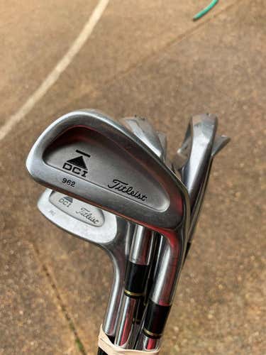 Used Men's Titleist Right Handed DCI 962 Iron Set Regular Flex Steel Shaft