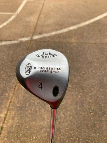 Used Men's Callaway Right Handed Big Bertha War Bird Fairway Wood Regular Flex 4 Wood