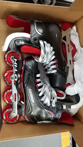 New Senior Bauer Vapor XR500 Inline Skates D&R (Regular) Size 7