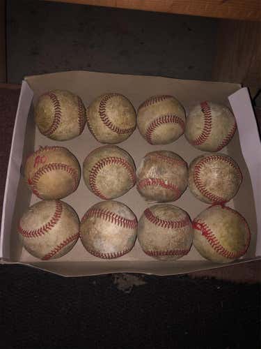 Used  12 Baseballs