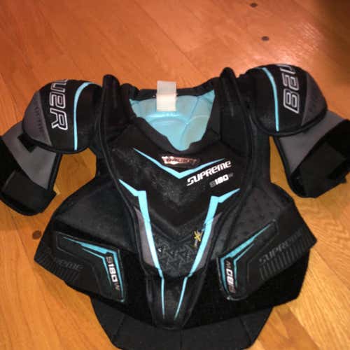 Used Small Bauer Supreme S180 Pro Stock Shoulder Pads