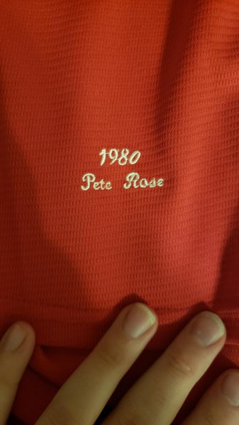 Philadelphia Phillies #14 Pete Rose 1980 Blue Throwback Jersey on