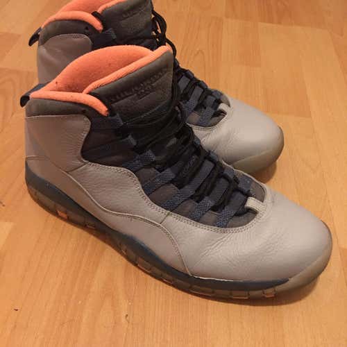 Nike Men's Air Jordan 10 Bobcats Shoes Size 11.5 Excellent Cnd