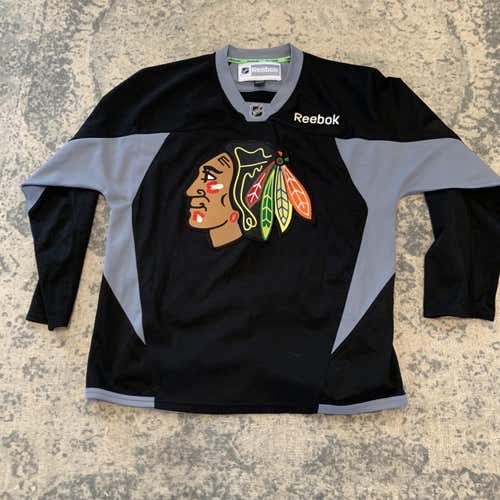 Black Men's Large Reebok Pro Stock Jersey