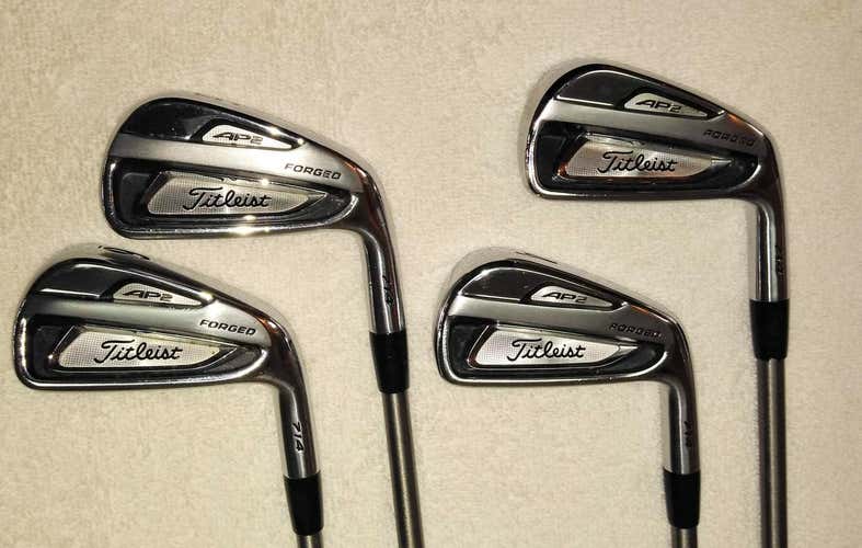 Titleist 714 AP2 Forged Irons 3-PW & W SteelFiber i-95 Reg Flex