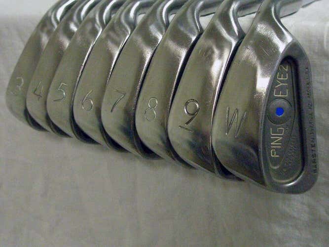 Ping Eye 2 Irons Set 3-PW Blue Dot (Steel ZZ-Lite STIFF) Eye2 Golf