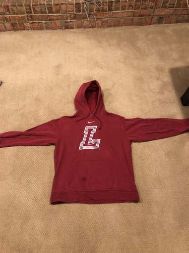 Lafayette Lacrosse Team Issued Sweatshirt Large Nike