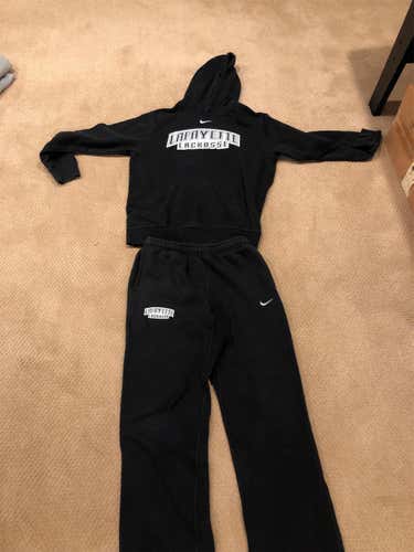 Lafayette Lacrosse Team Issued Sweats Large Nike
