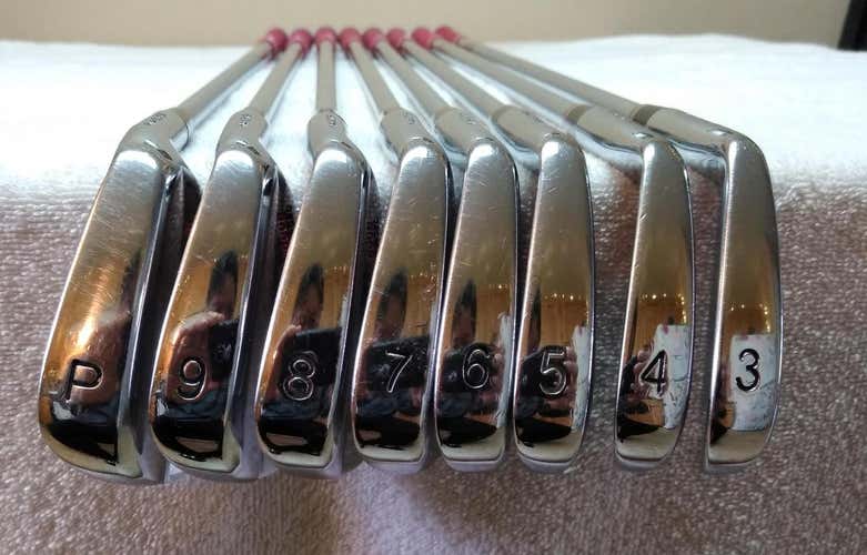 Snake Eyes 600B Forged Muscle Back Irons RH 3-PW Rifle Project X