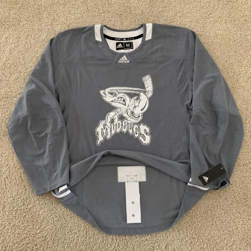 Adidas Shreveport Mudbugs Pro Stock Practice Hockey Jersey Men's Size 52