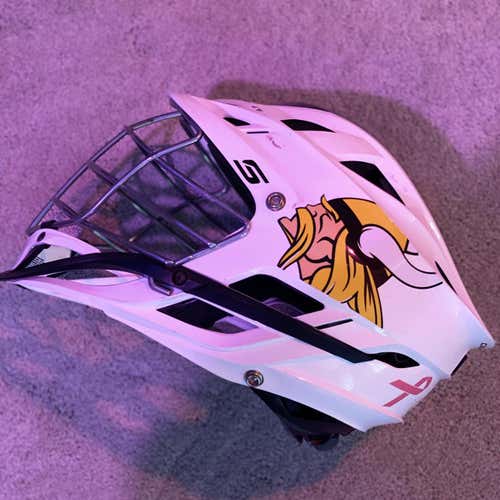 White Used Cascade S Helmet