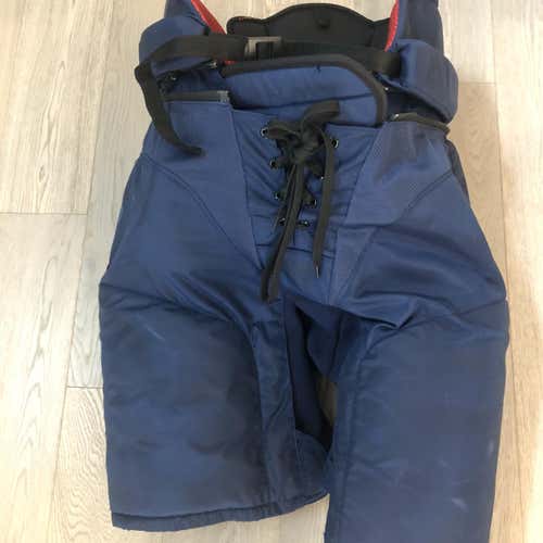 Used CCM HP45X Pro Stock  Pants  Navy Large Winnipeg Jets (P351)s
