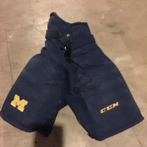 Blue Used Medium CCM HP30 Pro Stock Hockey Pants