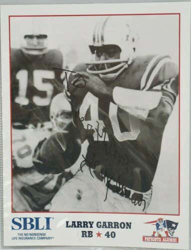 Signed Picture Larry Garron