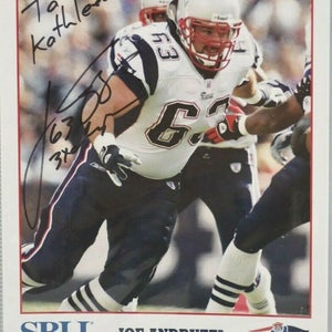 Signed Picture Joe Andruzzi