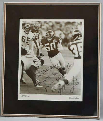 Signed Picture Jeff Brady