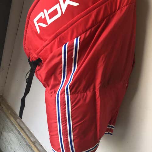 Red Used XL Reebok Pro Stock Hockey Pants