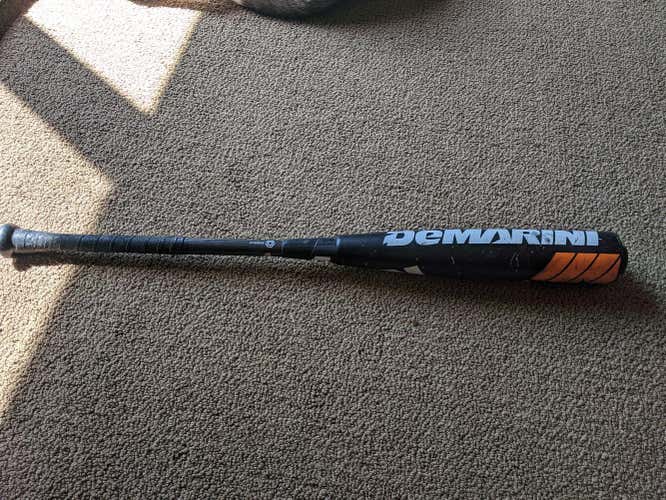 Used USSSA Certified 2018 DeMarini Alloy Voodoo Raw Bat (-5) 26 oz 31"