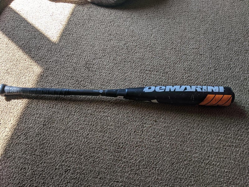 Used USSSA Certified 2018 DeMarini Alloy Voodoo Raw Bat (-5) 26 oz 31"