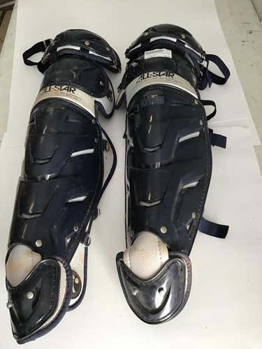 Used All Star Shins Adult Baseball & Softball Catchers Equipment