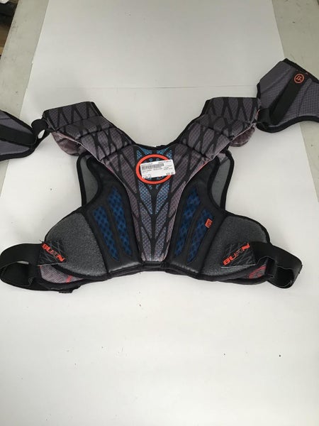 Used Warrior Burn Lg Lacrosse Shoulder Pads