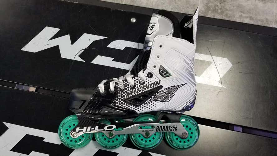 New Senior Mission Inhaler FZ-5 Inline Skates E&W (Wide) Size 11