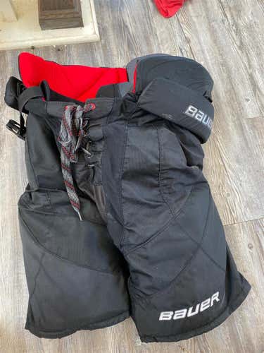 Black Used Medium Bauer Vapor 1X  Hockey Pants