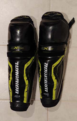 Used Warrior Alpha QX Pro Shin Pads