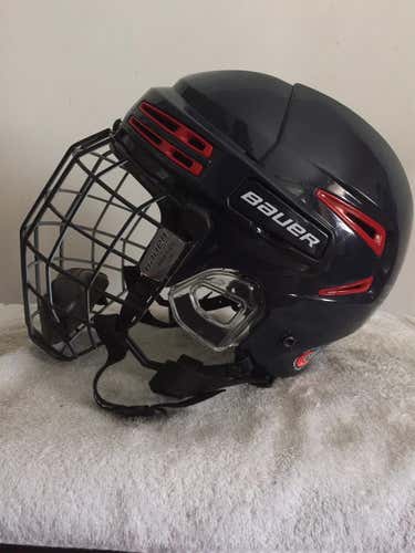 Blue New Large Bauer Re-Akt 75 Helmet