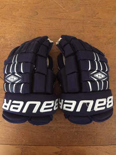 Blue Used Bauer Nexus 800 14" Gloves