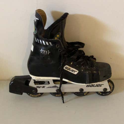 Senior Bauer H5 Size 8D Inline Skates with TUUK 6000 Chassis