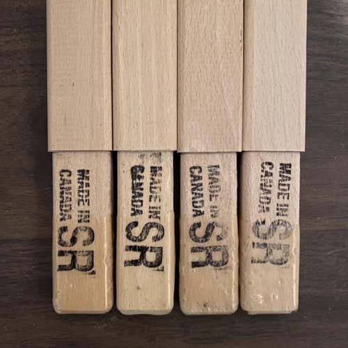 Wooden Senior Hockey Stick Extensions (4 Pack)