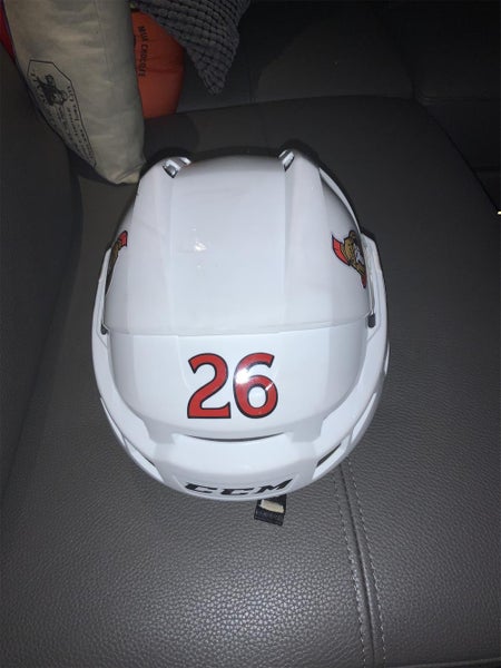 NHL OTTAWA Matt Puempel Game Used Large CCM V08 Pro Stock