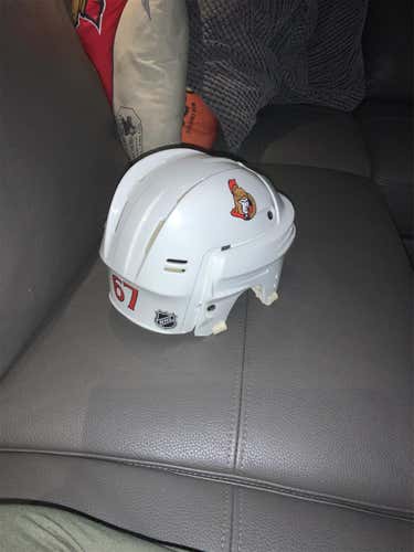 NHL Ottawa Senators HarpurUsed Large Bauer 4500 Pro Stock