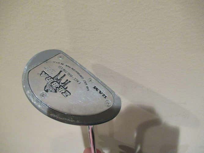 DECENT CONDITION ORIGINAL RAM ZEBRA PUTTER 34.50 NEW GRIP