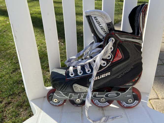 Used Bauer X50R Junior Inline Skates Size 1.5