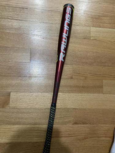 Used High School/College BBCOR Certified 2017 Rawlings Velo Bat (-3) 29 oz 33"