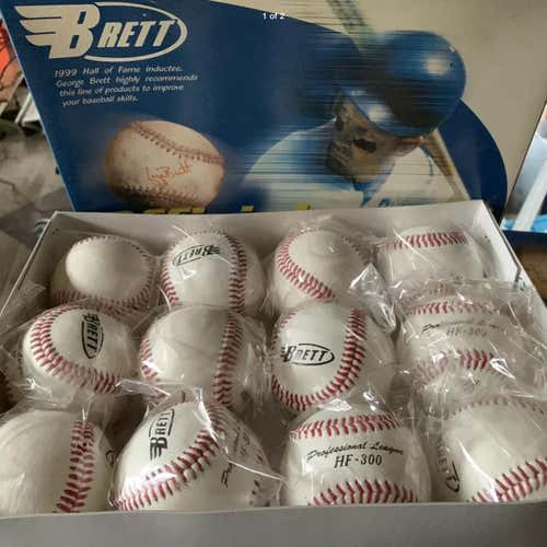 New BRETT BROS 12 Pack Baseballs