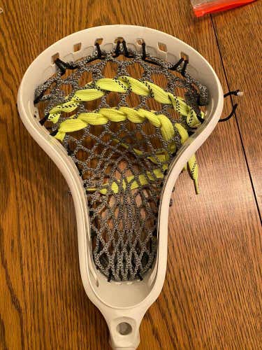 Brine Answer Pro Lacrosse Head White Custom Strung